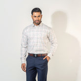 Shirt:Full Sleeve_Regular Fit_Check_345#1